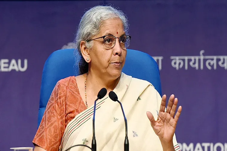 Finance Minister Nirmala Sitharaman
