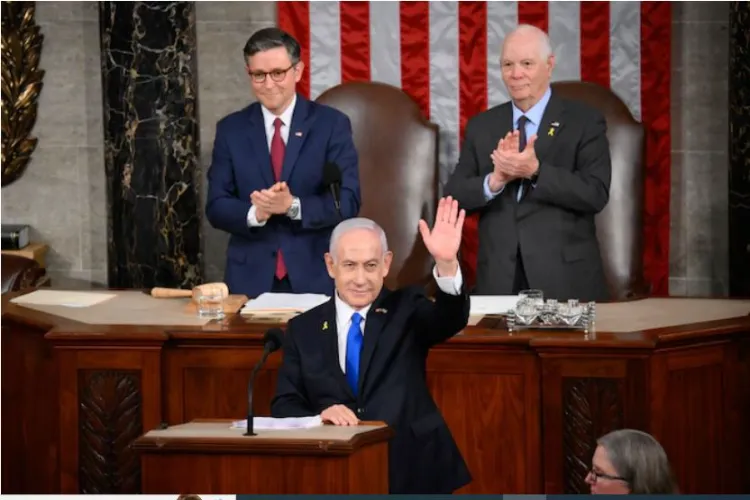 BB Netanyahu in the US Congress