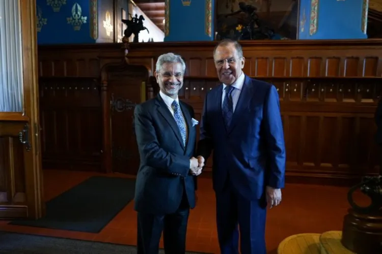 EAM Jaishankar met his Russian counterpart Sergey Lavrov 