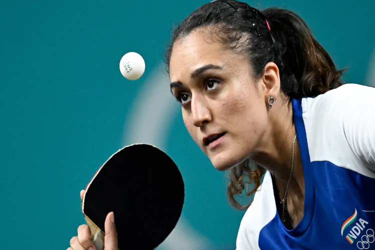 Indian table tennis star Manika Batra
