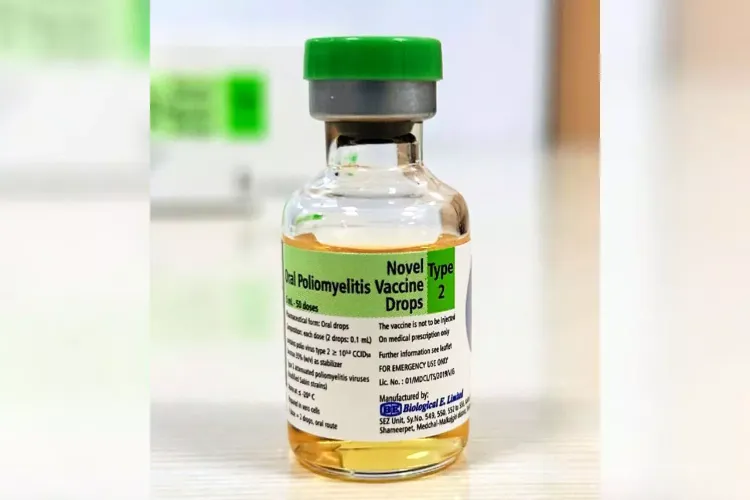 WHO approved novel oral polio vaccine type 2 (nOPV2)