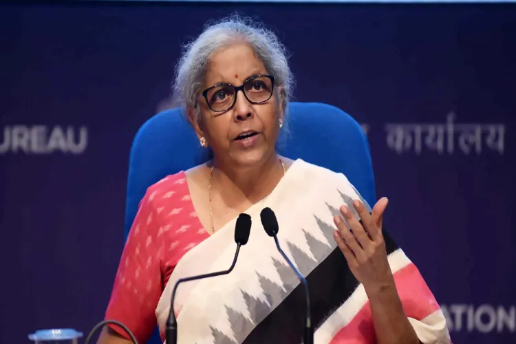 Finance Minister Nirmala Sitharaman.