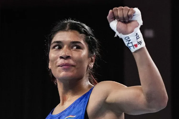 Ace India boxer Nikhat Zareen 