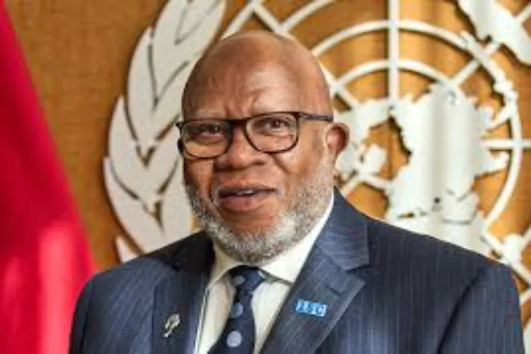 President of the 78th session of the UN General Assembly, Dennis Francis