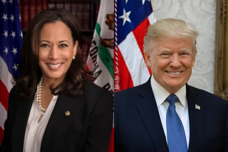 Kamala Harris and Donald Trump