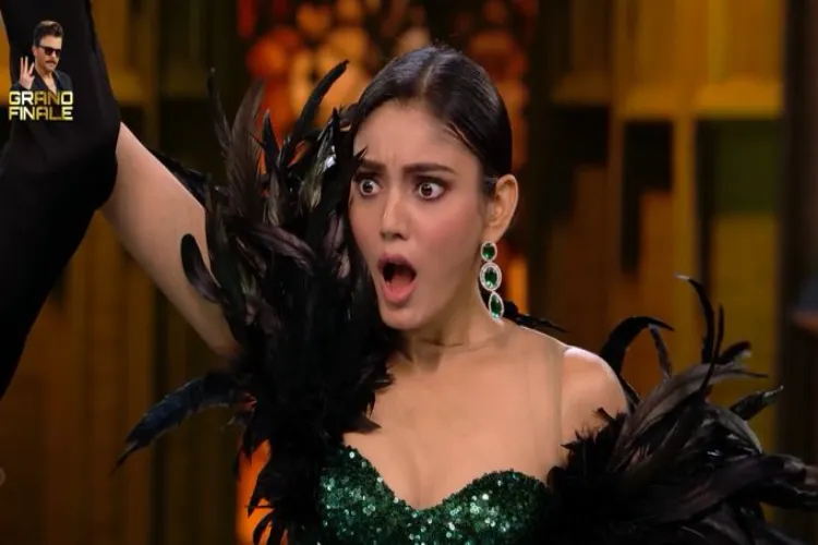 Sana Maqbul as she was declared the winner of Bigg Boss  OTT Season 3