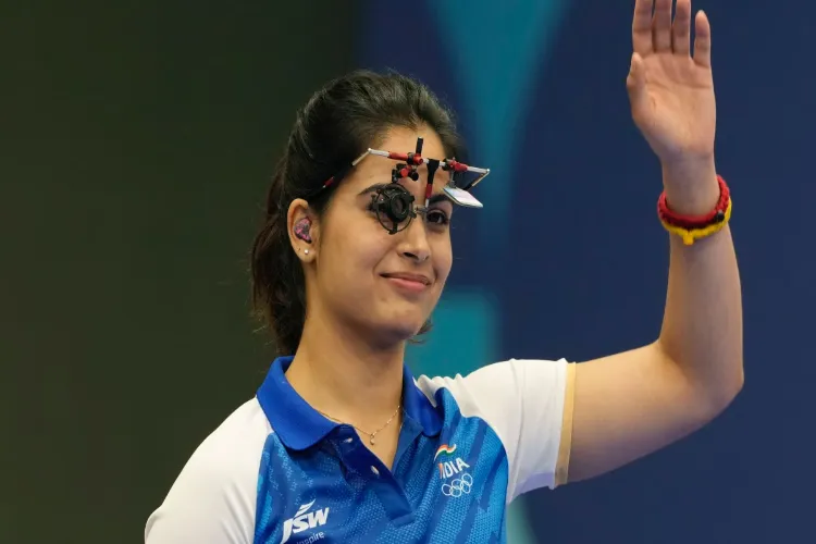 India shooter Manu Bhaker at Paris Olympics 2024