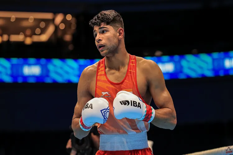 Indian boxer Nishant Dev at Paris Olympics 2024