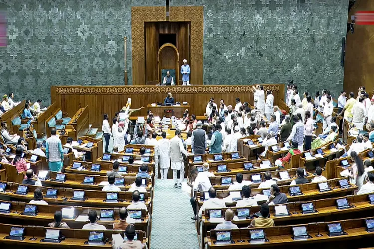A still from the parliament session held on 5th August