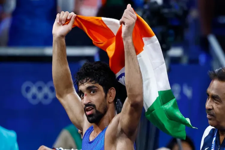 India Wrestler Aman Sehrawat won the bronze medal 