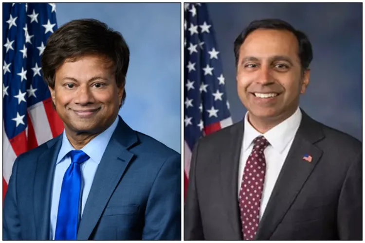 Indian-American lawmakers Thanedar and Raja Krishnamoorthi