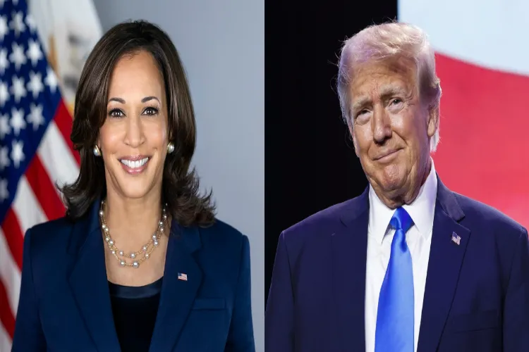 Kamala Harris and Donald Trump