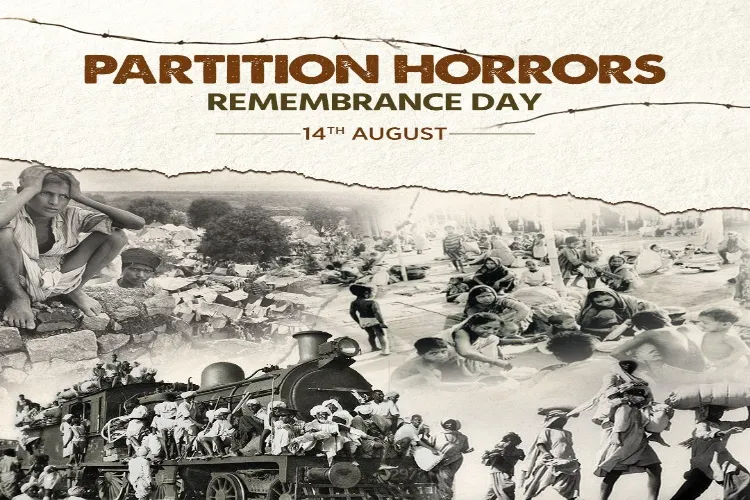 A poster of Partition Horrors Remembrance Day