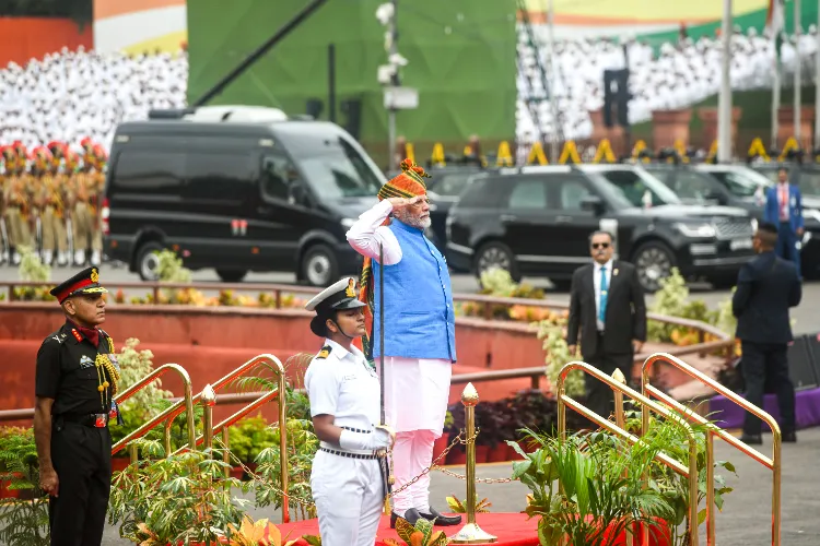 PM Narendra Modi at Red Fort on 78th Independence Day