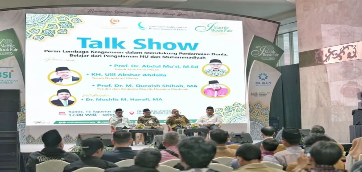 Seminar by the Muslim Council of Elders during the Indonesia International Islamic Book Fair.