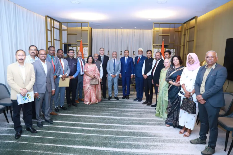 Indians meeting EAM Dr  S Jaishankar in Kuwait City