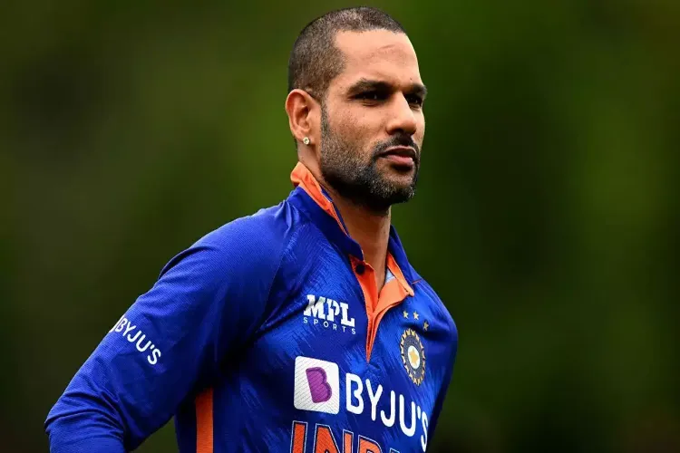 Indian cricketer Shikhar Dhawan