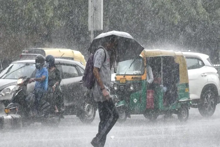 Significant rainfall in Gujarat's Vadodara