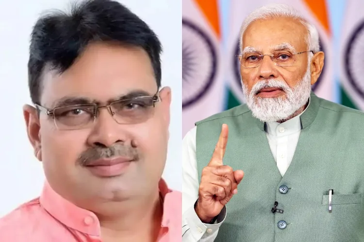 Rajasthan Chief Minister Bhajan Lal Sharma and Prime Minister Narendra Modi