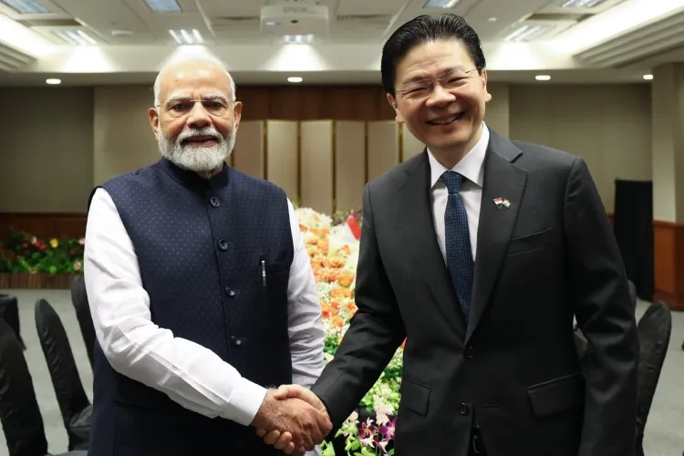 Prime Minister Modi and Singapore PM Lawrence Wong