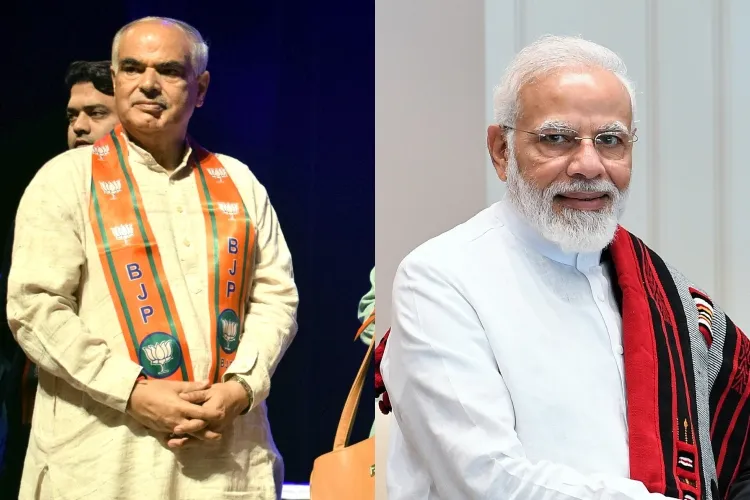 BJP's J&K general secretary Ashok Koul and PM Modi