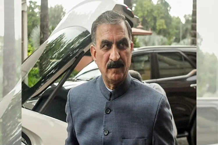 Himachal Pradesh Chief Minister Sukhvinder Singh Sukhu