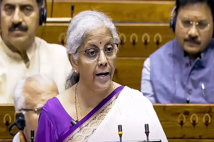 Finance Minister Nirmala Sitharaman