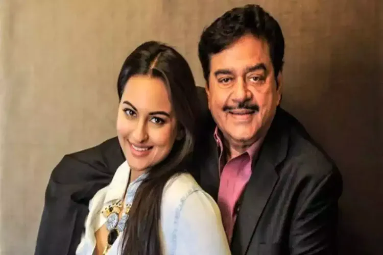 Actors Shatrughan Sinha and Sonakshi Sinha