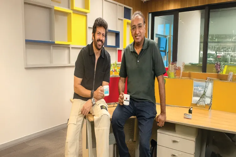 Filmmaker Kabir Khan with Sameer Nair