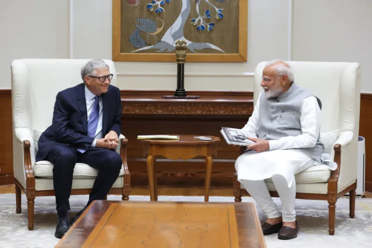 PM Modi with Bill Gates