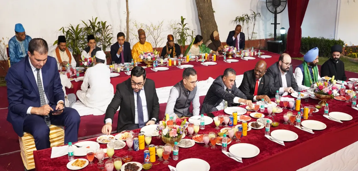 Ambassador attending the Sadbhavna Iftaar hosted by the Indian Minorities Federation