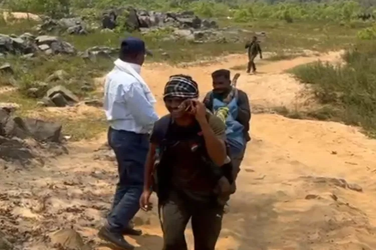 Force personnel returning from anti-Naxal operation