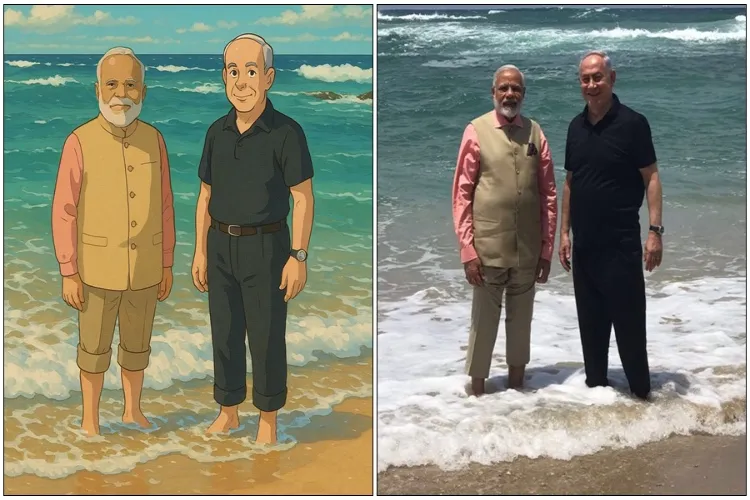PM Modi-Netanyahu ghibli