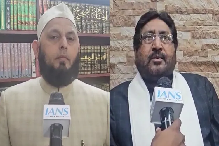 L to R: Maulana Khalid Rashid Firangi Mahli and Maulana Yasoob Abbas
