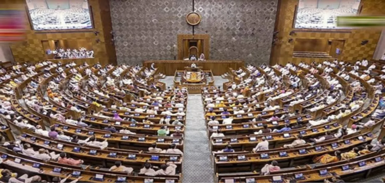 Rajya Sabha in session