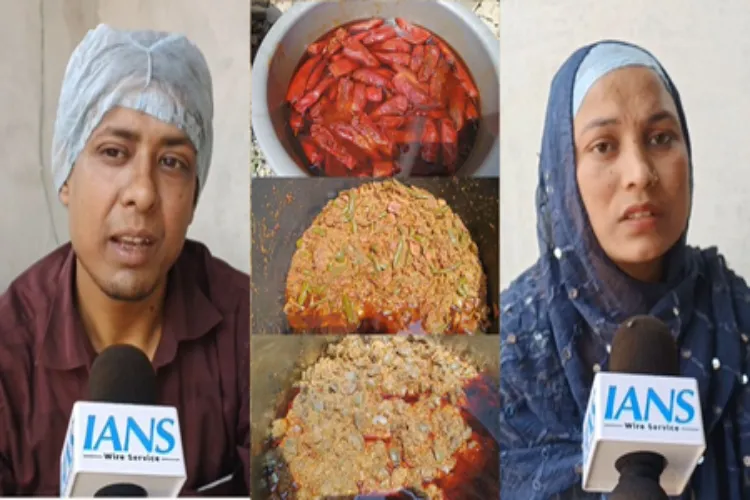 Julie Praveen and her husband Mohd Mehtab