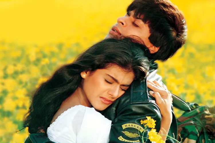 Kajol and Shah Rukh Khan in Dilwale Dulhaniya Le Jayenge