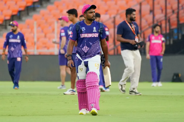 Rajasthan Royals' Sanju Samson