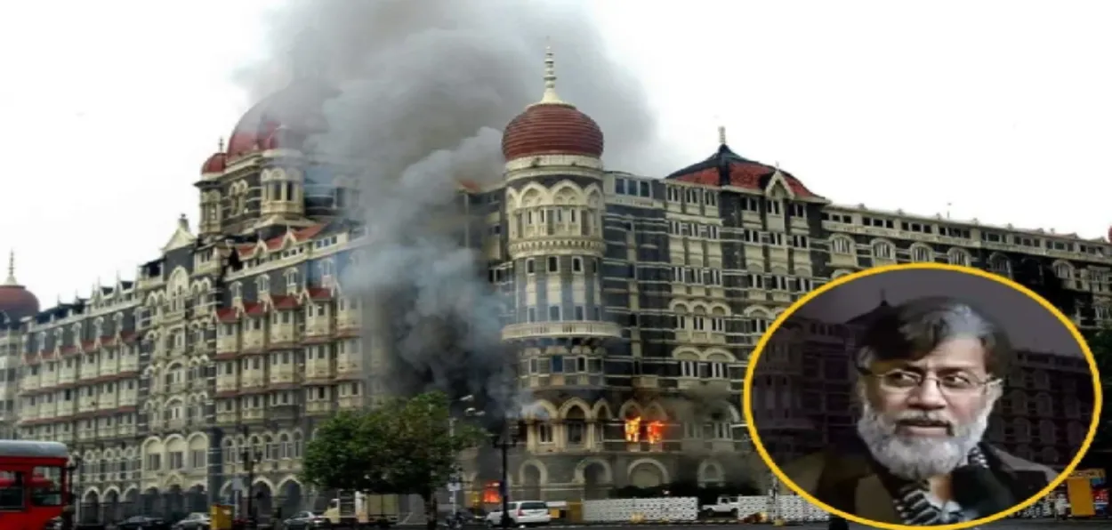 Mumbai terror attack mastermind Tahawwur Hussain Rana (Inset) and Hotel Taj (File)