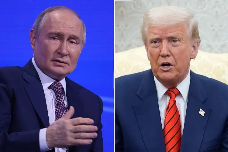 President of Russia Vladimir Putin and US President Donald Trump