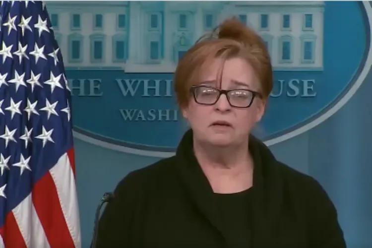  Patty Morin, whose daughter Rachel Morin was murdered speaking at White House