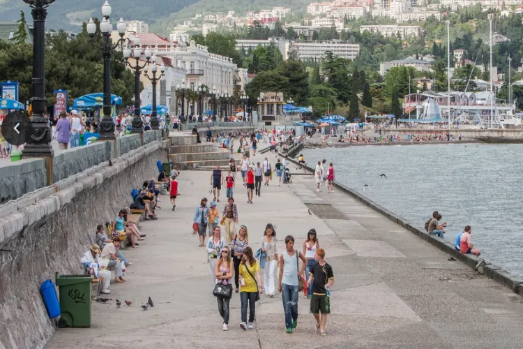 Yalta, a tourist resort in Crimea
