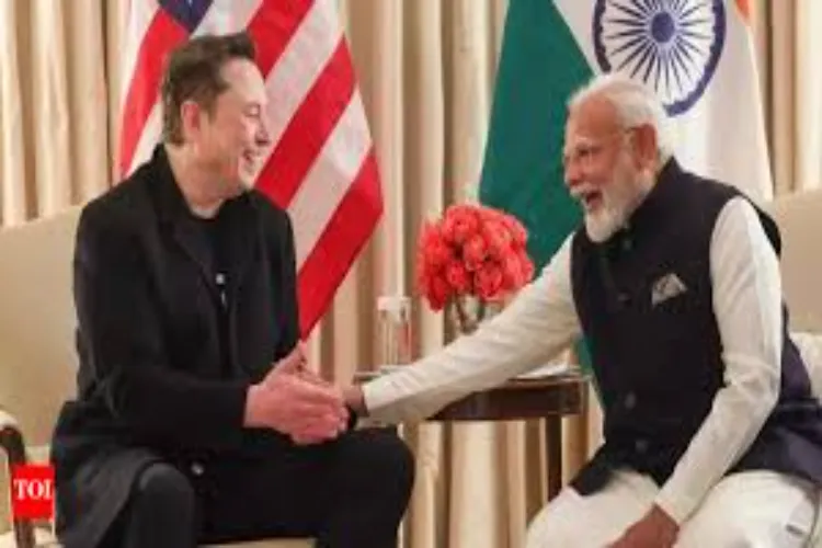 Elon Musk and PM Modi