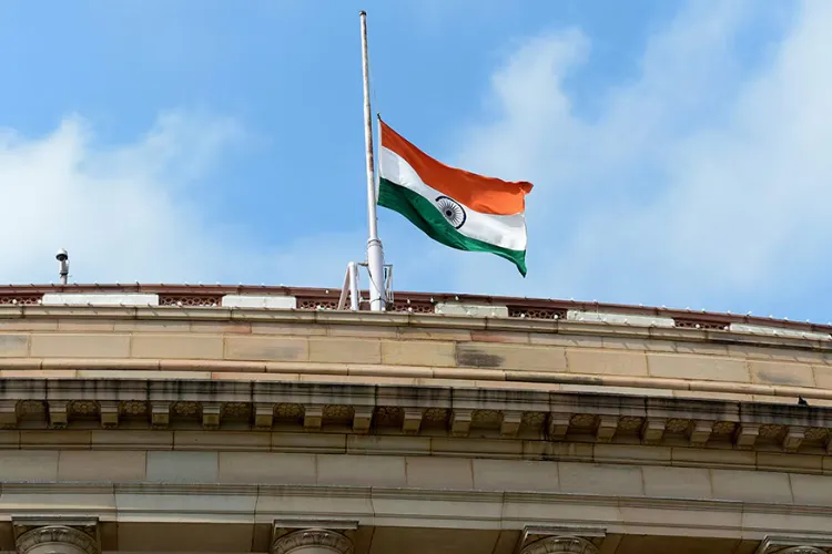 Tricolour flying half mast to denote state mourning for Pope Francis' passing away