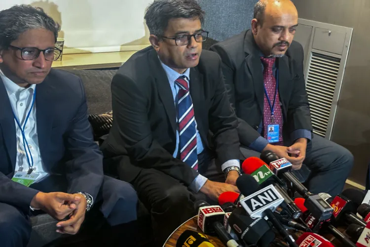 Shafiqul Alam, press secretary to Bangladesh Chief Adviser Professor Muhammad Yunus, addresses a press conference. (File photo)