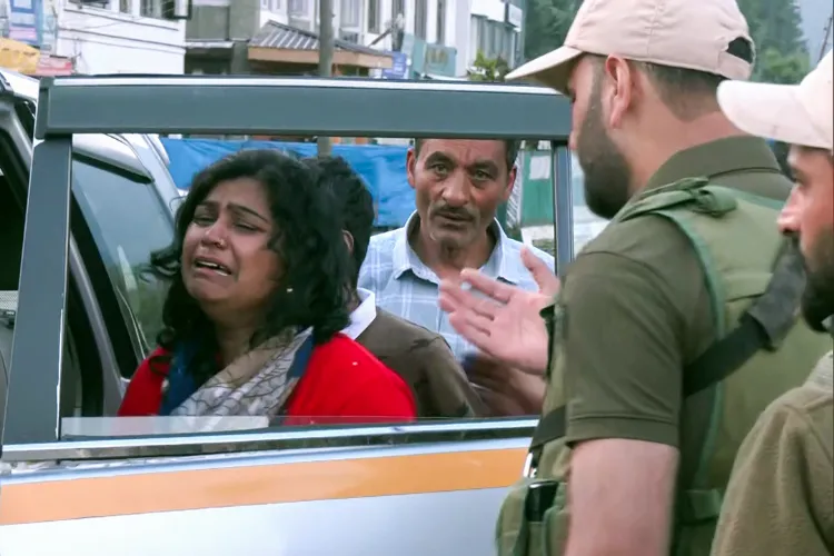 A tourist in shock and grief as terrorists target tourists in J&K's Pahalgam on Tuesday.
