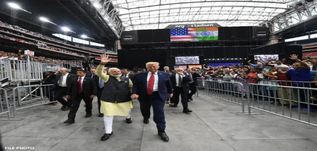 Prime Minister  and President Donald Trump (File)