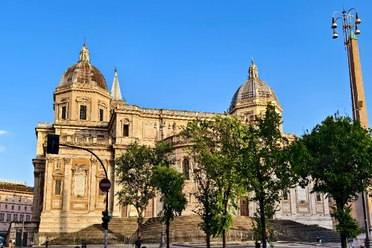 The Basilica of Saint Mary Major, where Pope Francis will be buried on Saturday, in Rome
