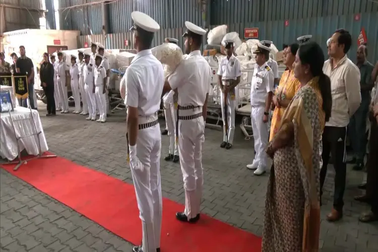 Widow of deceased Navy officer Lt Vinay Narwal