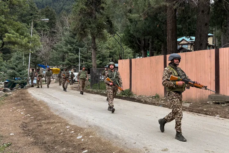 Security forces rushing to the incident site. (File photo)